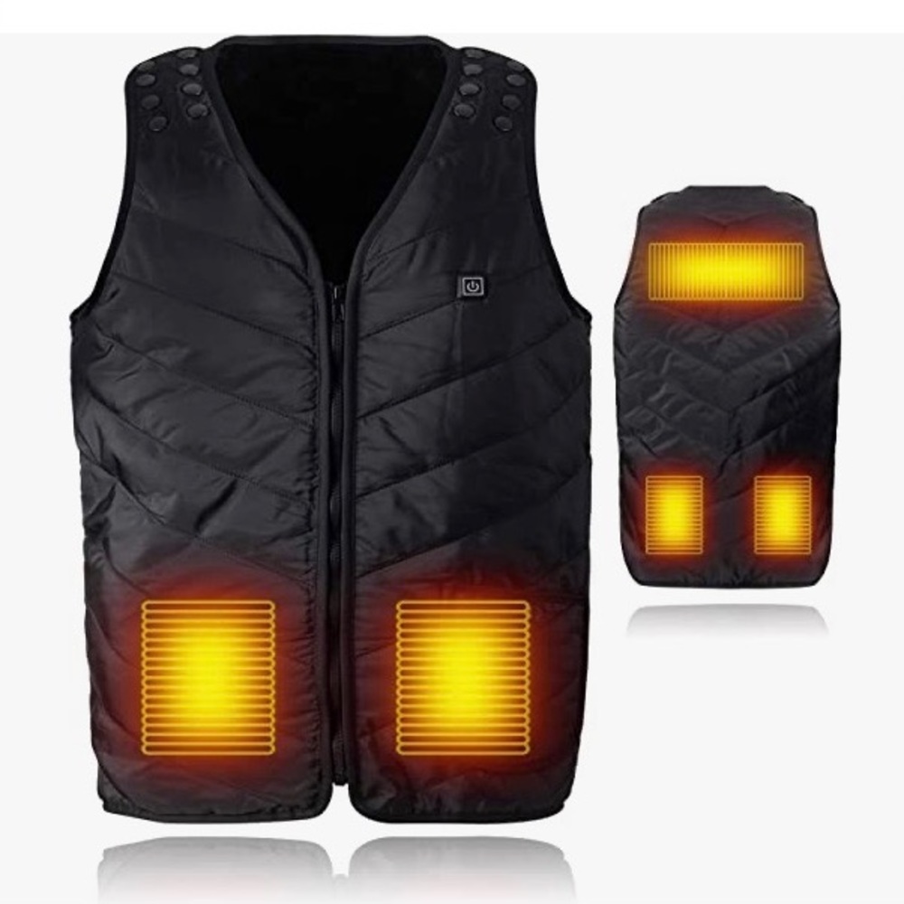 Unisex Electric USB Heated Vest Adjustable Size OPEN BOX Tested